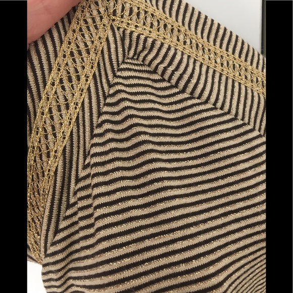 Gorgeous Shine New York gold/brown hi lo tunic! - Picture 8 of 8